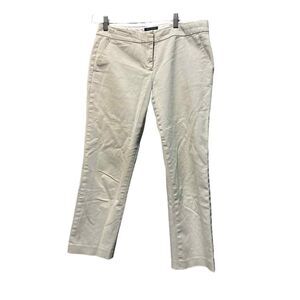 Tommy Hilfiger Flat front Chinos Beige 99% Cotton Straight Legs Size 6